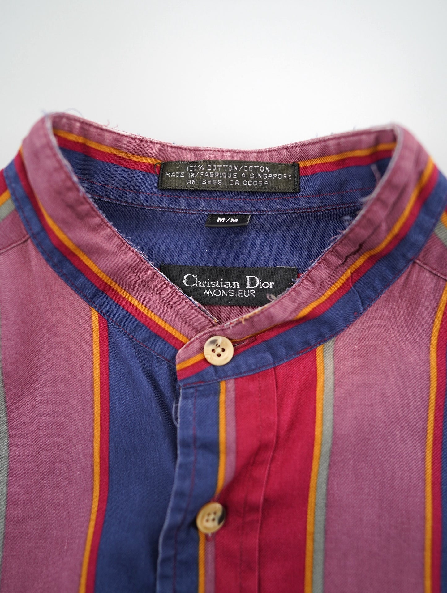 90s Christian Dior stripe shirt