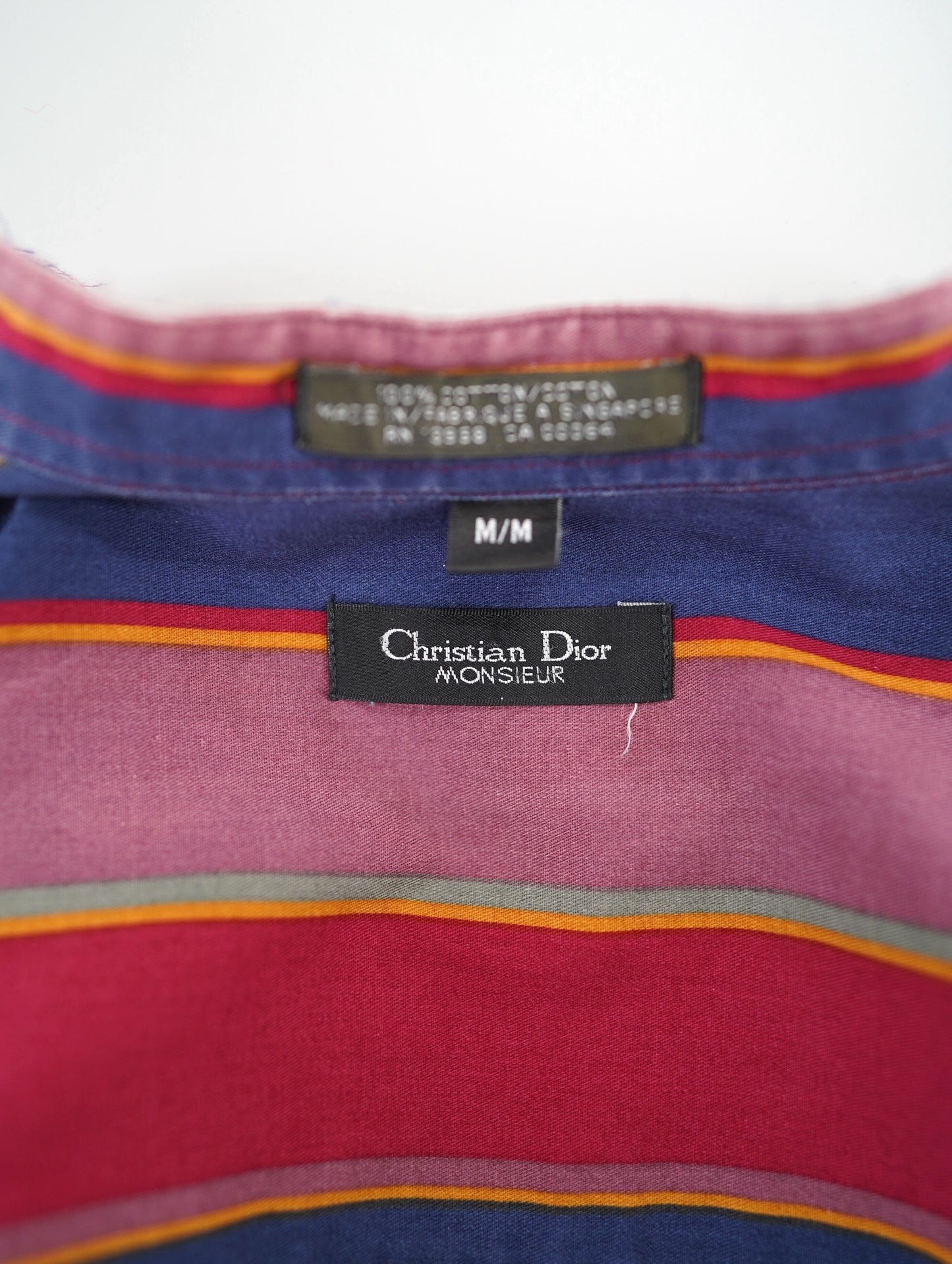 90s Christian Dior stripe shirt