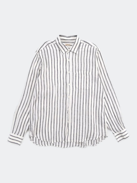 linen stripe shirt