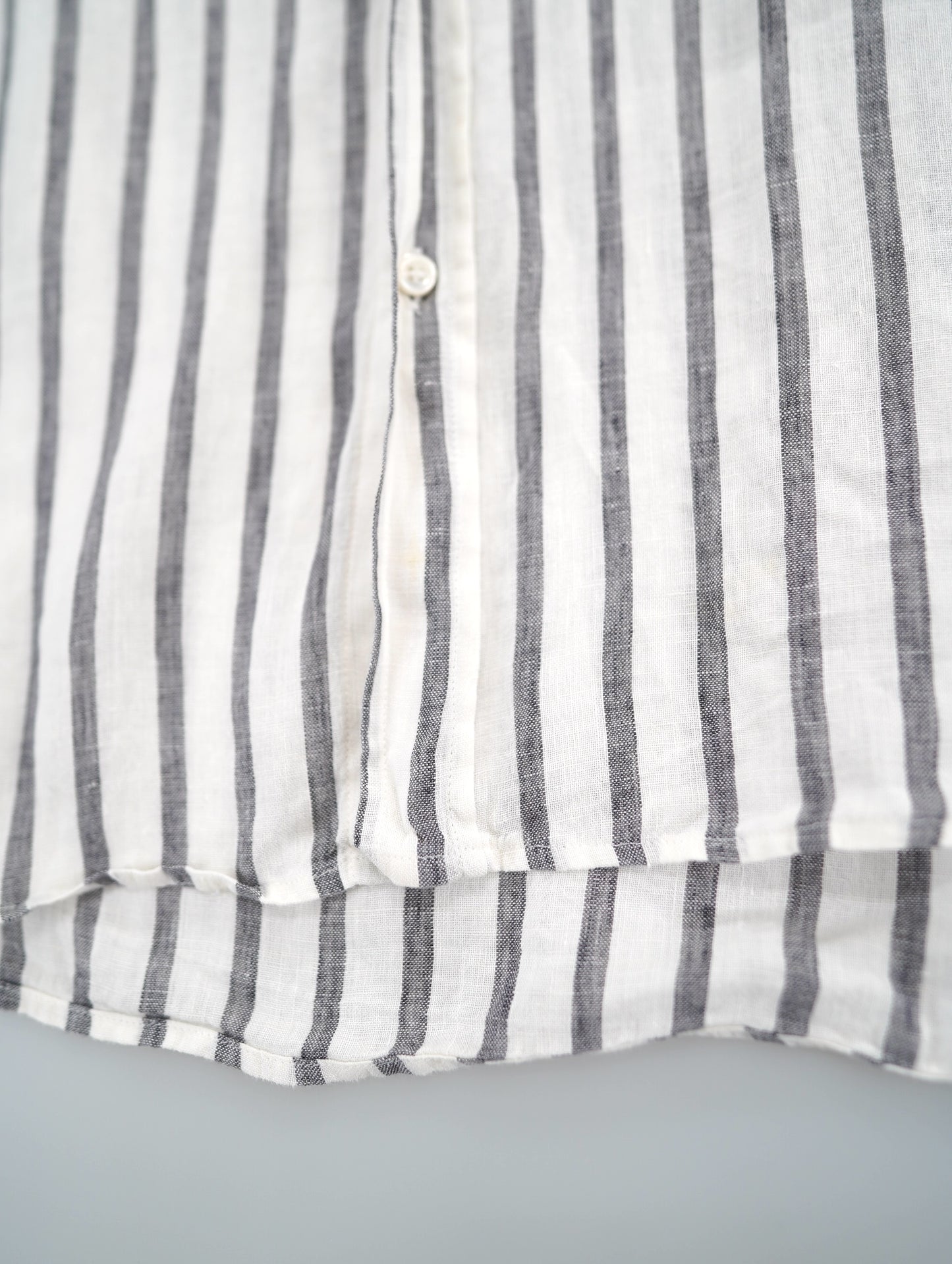 linen stripe shirt