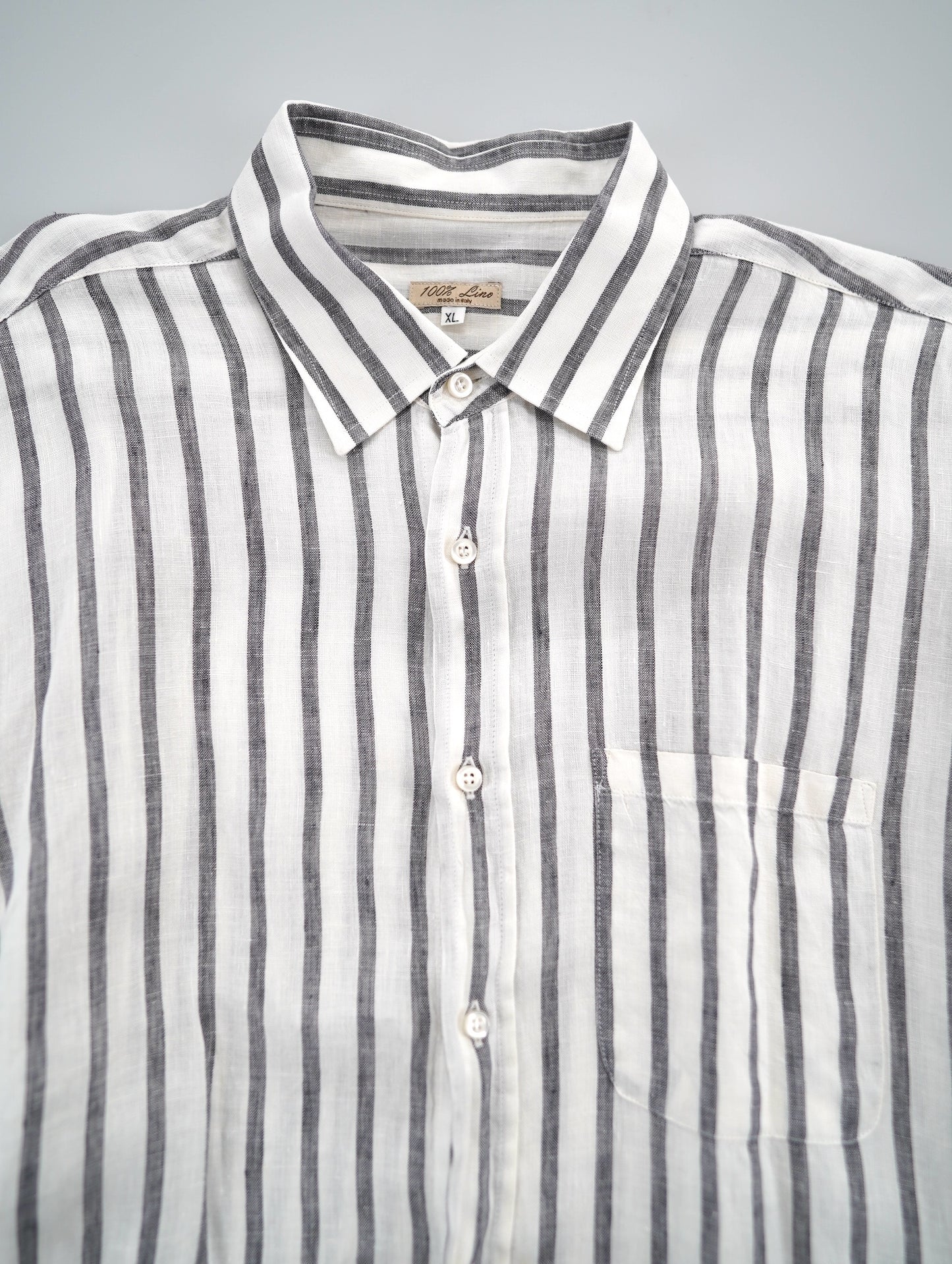 linen stripe shirt
