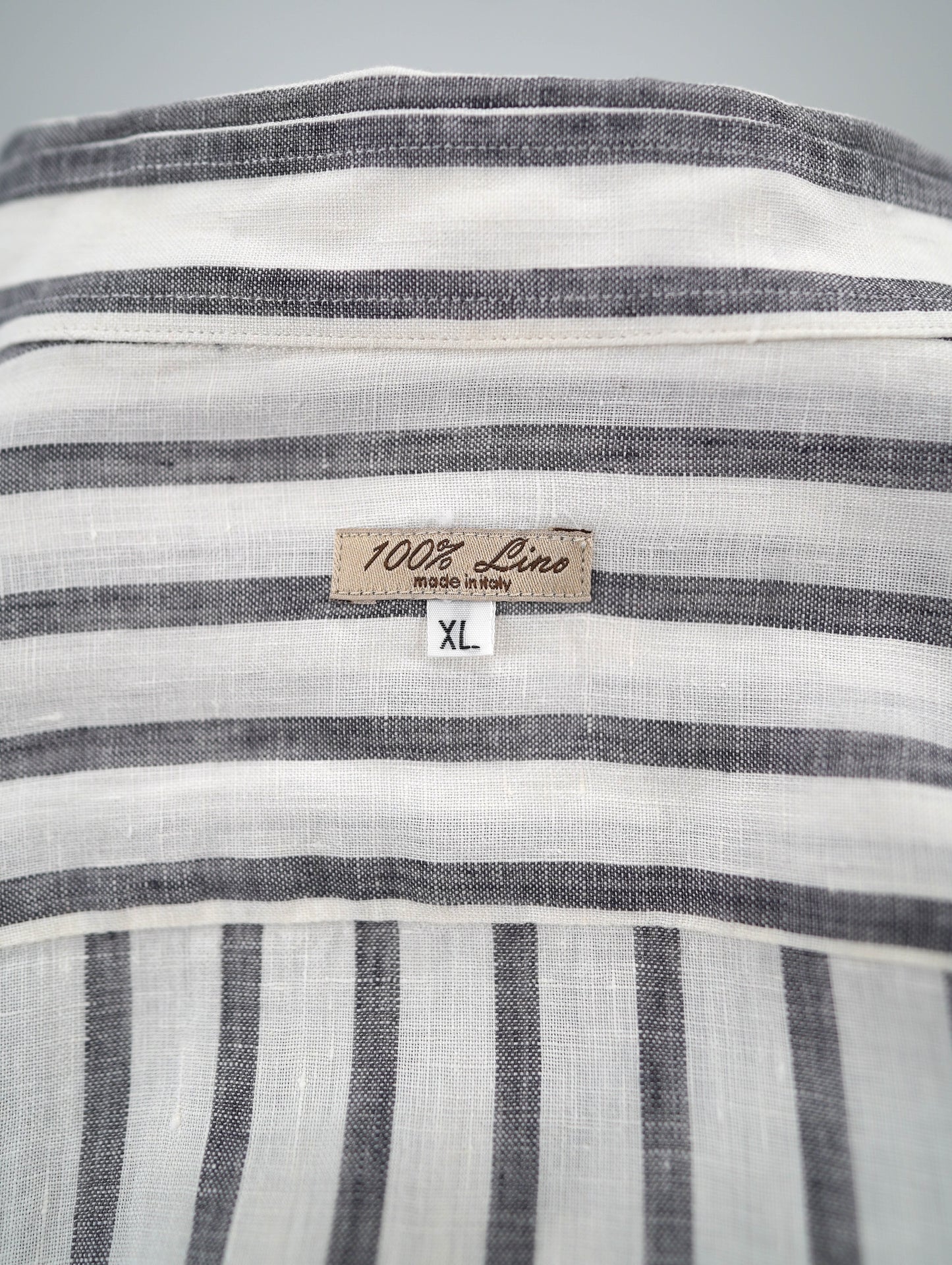linen stripe shirt