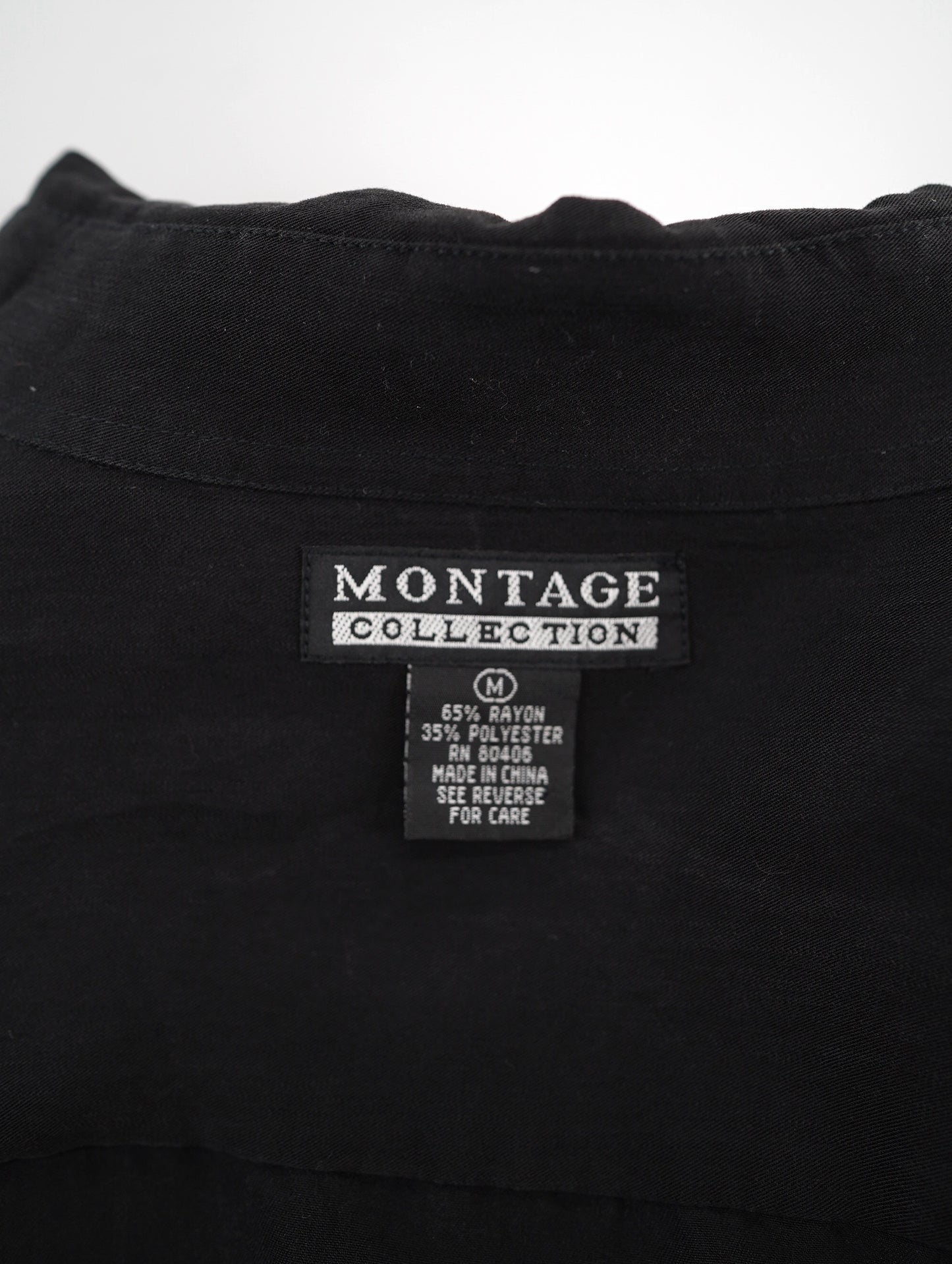 MONTAGE rayon long shirt