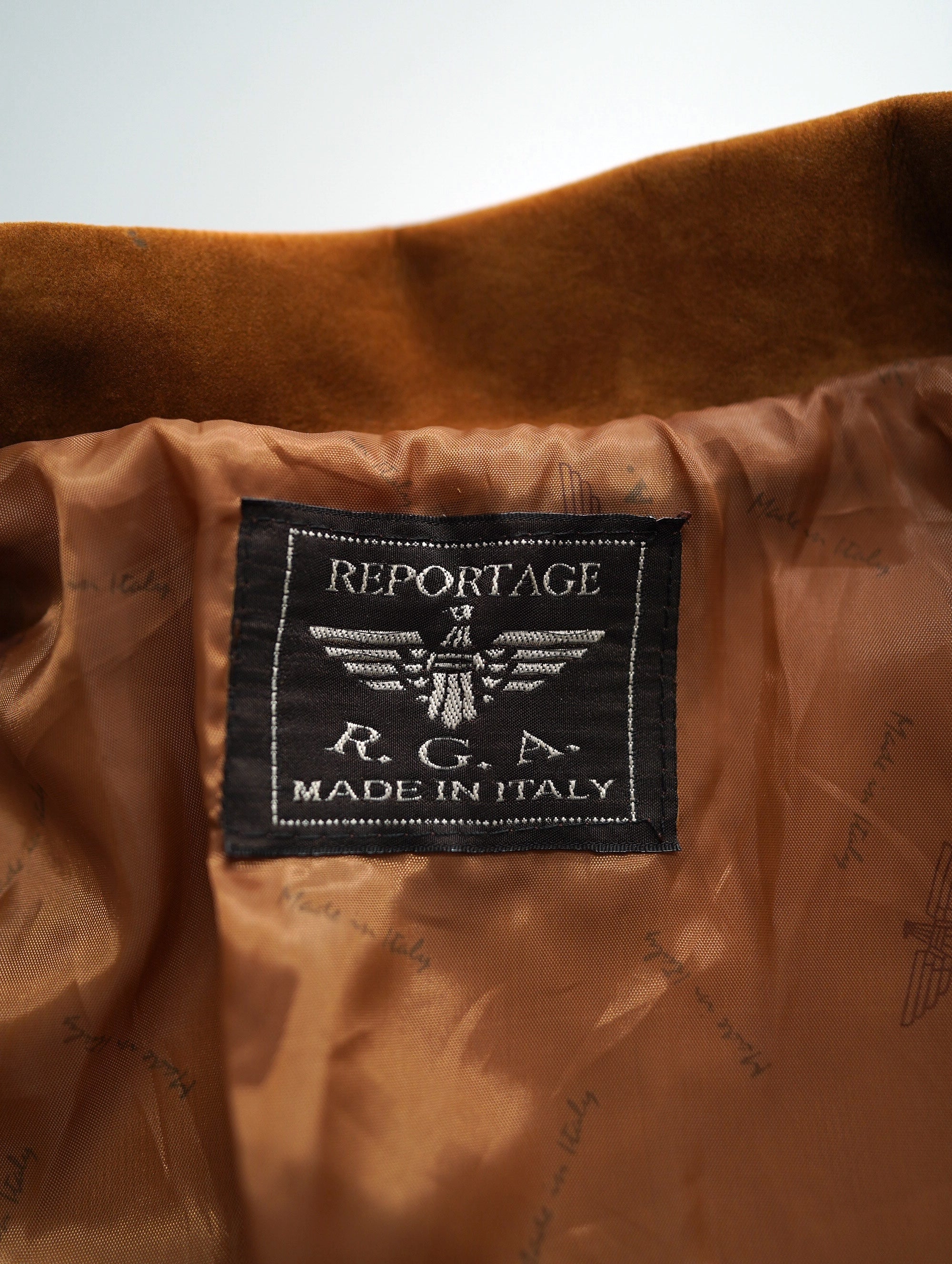 ジャケット・アウター Italy Vintage - Suede Jacket GV Handmade In Italy Faux Suede Jacket Size XL | eBay