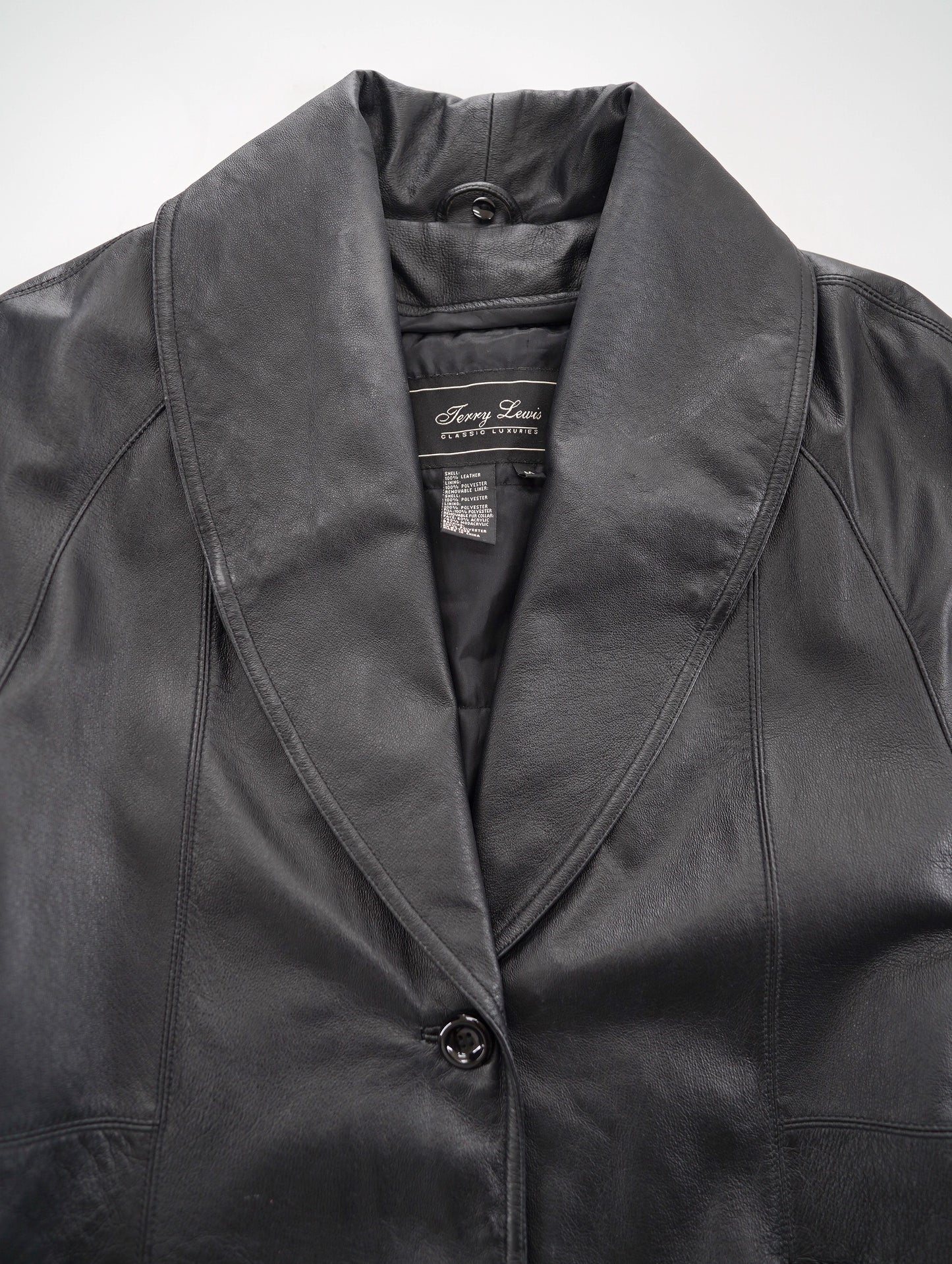 00s leather coat