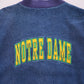 University of Notre Dame denim stadium jacket