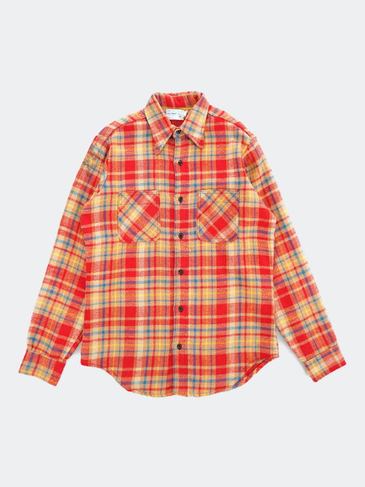 70s JC Penny BIG MAC Flannel plaid shirt