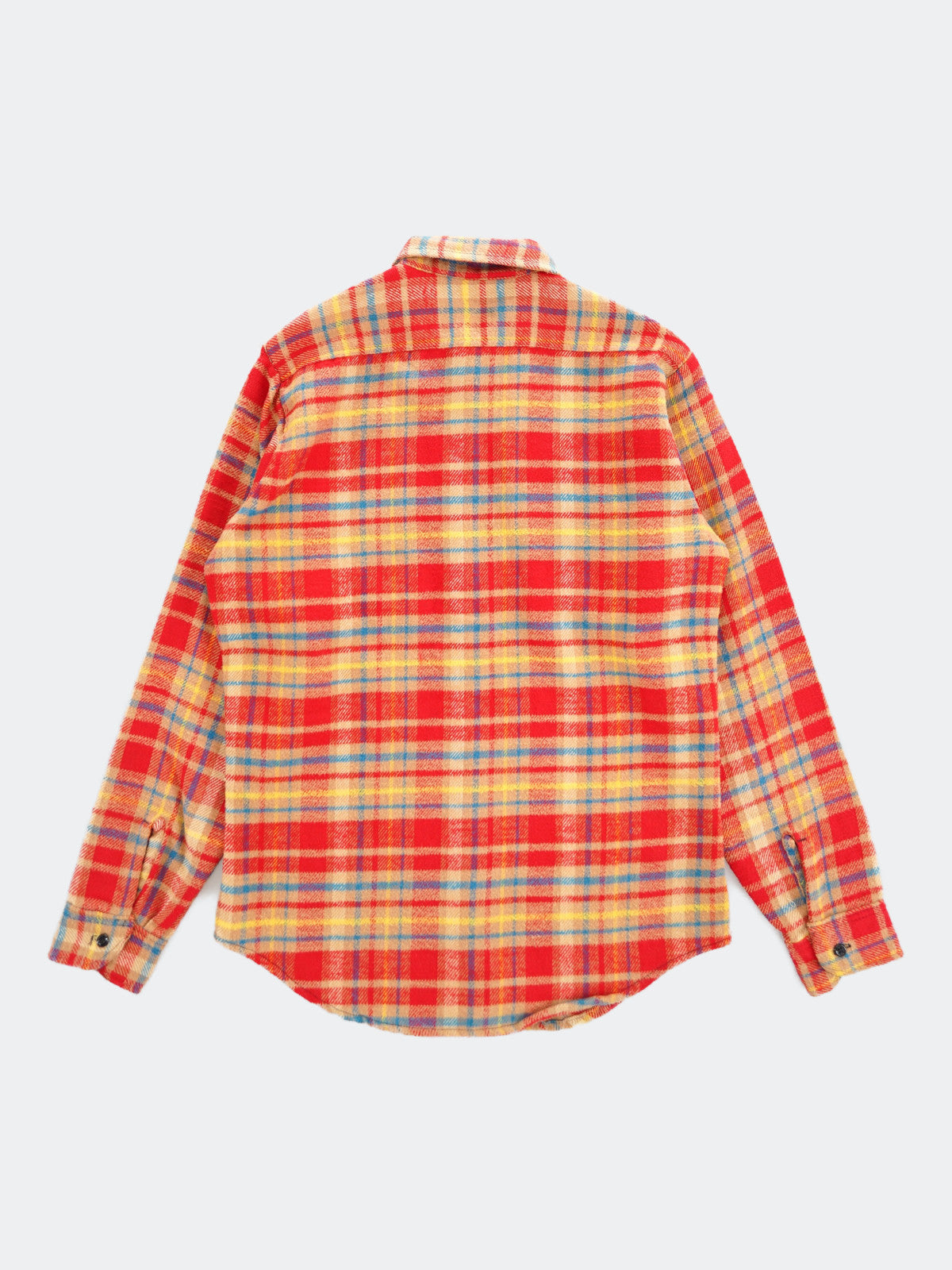 70s JC Penny BIG MAC Flannel plaid shirt