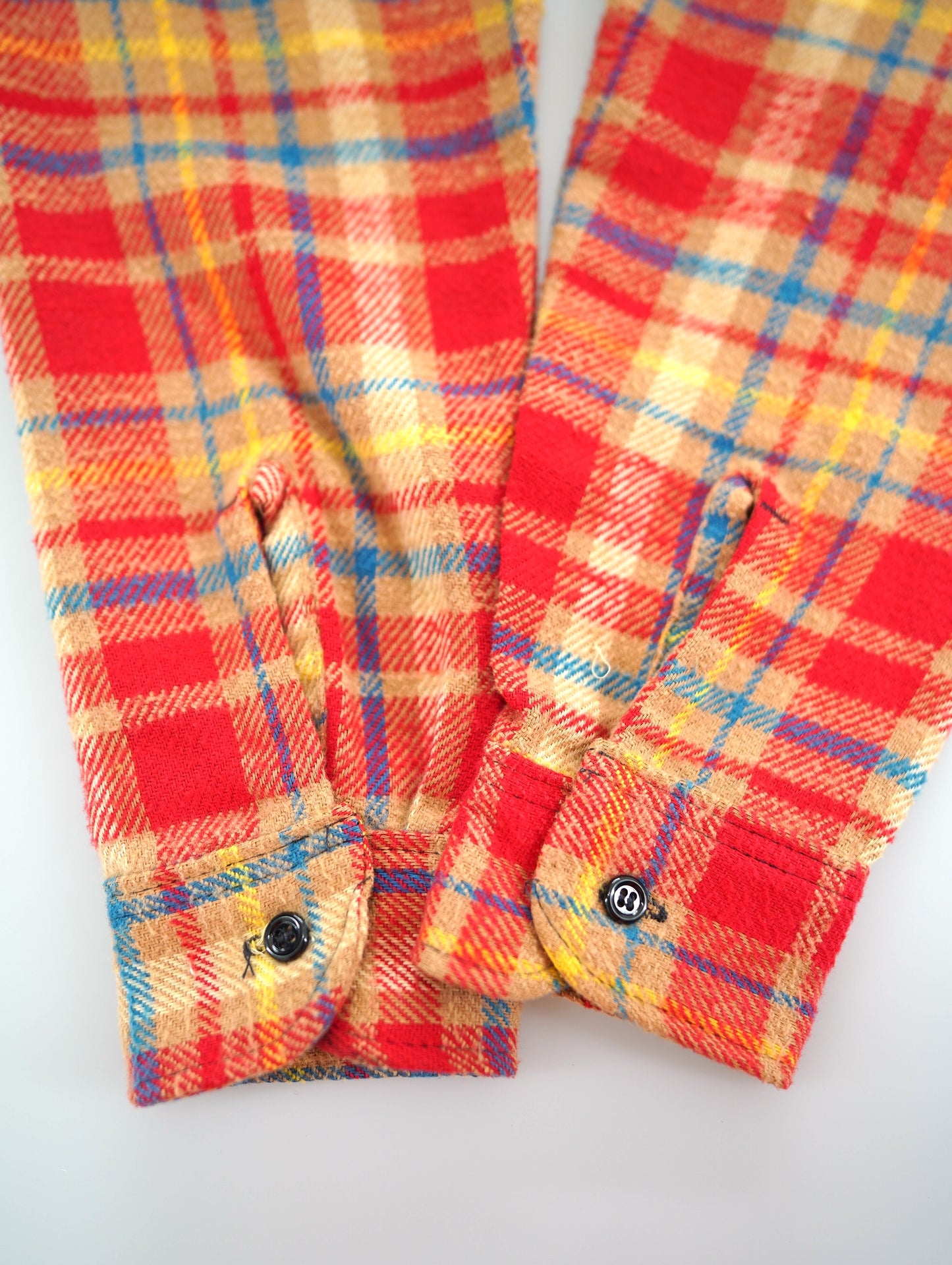 70s JC Penny BIG MAC Flannel plaid shirt