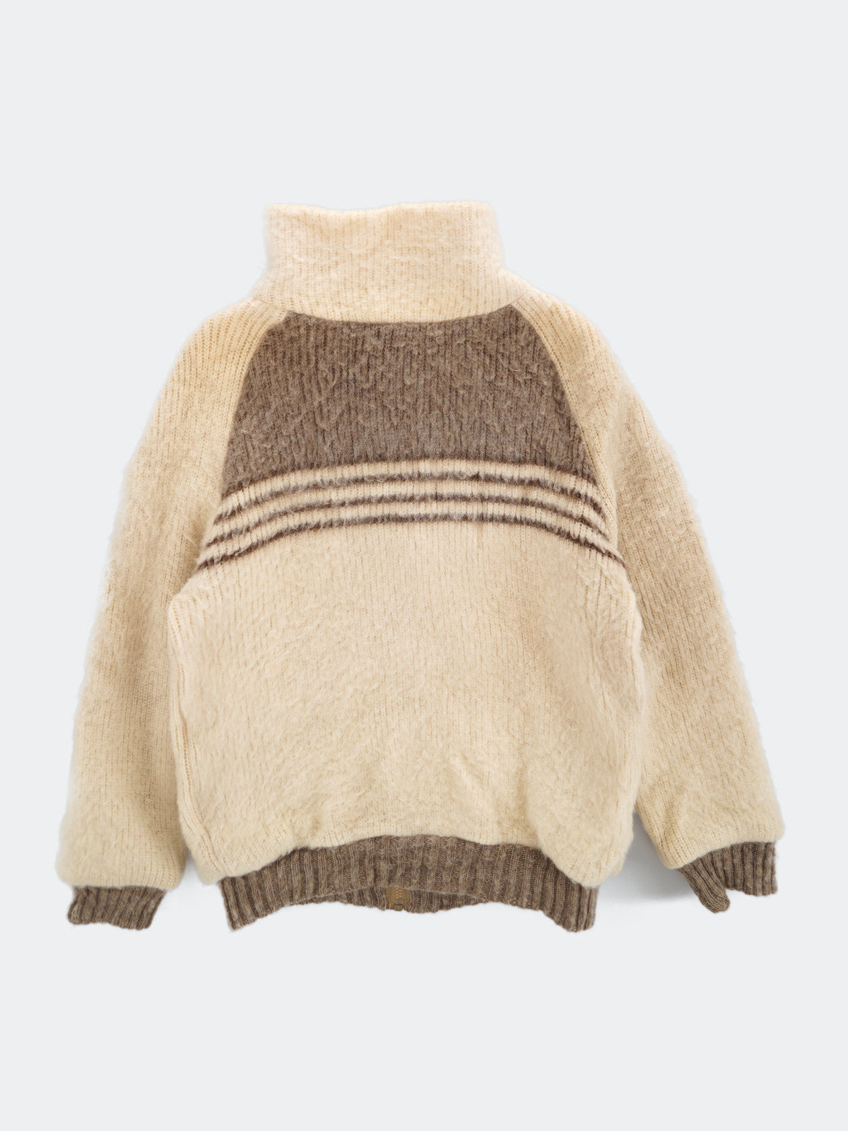 70s wool zip up jacket