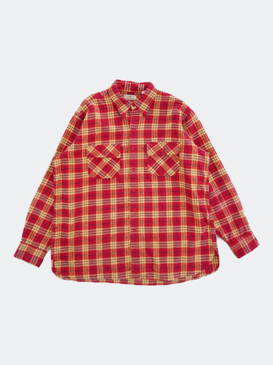 80s L.L.Bean check shirt