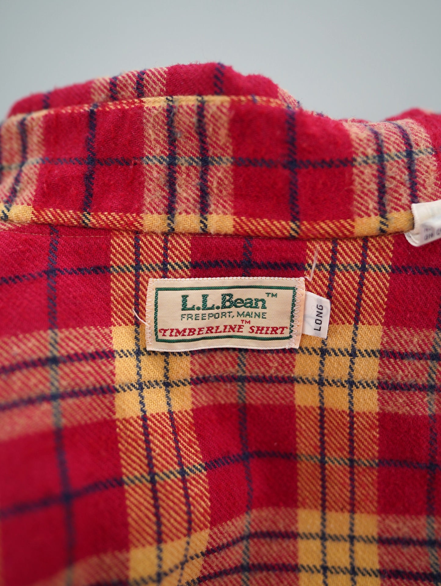 80s L.L.Bean check shirt