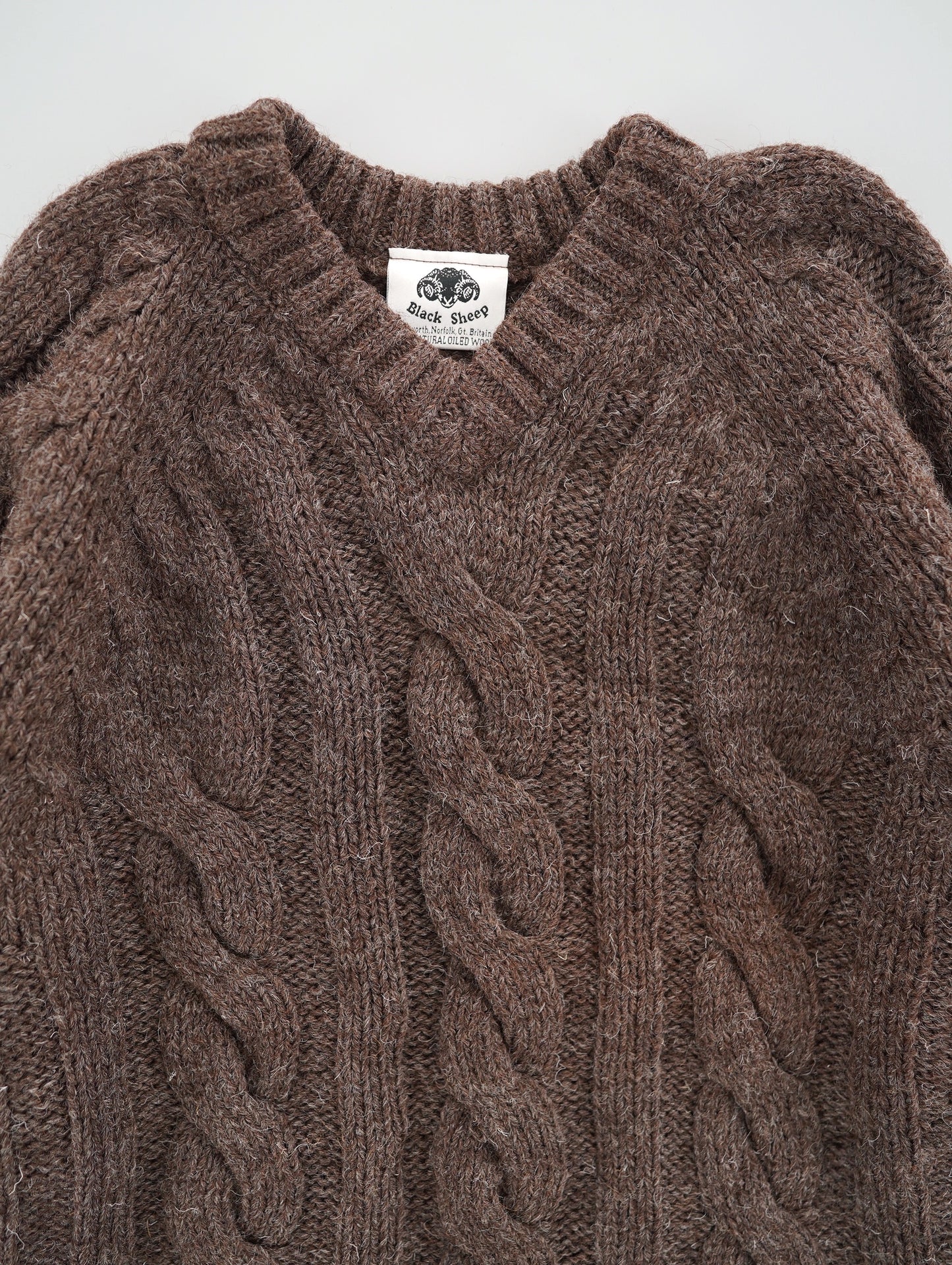 80s-90s cable knit sweater