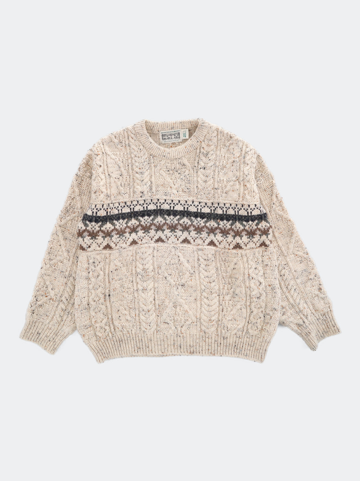 cable knit sweater