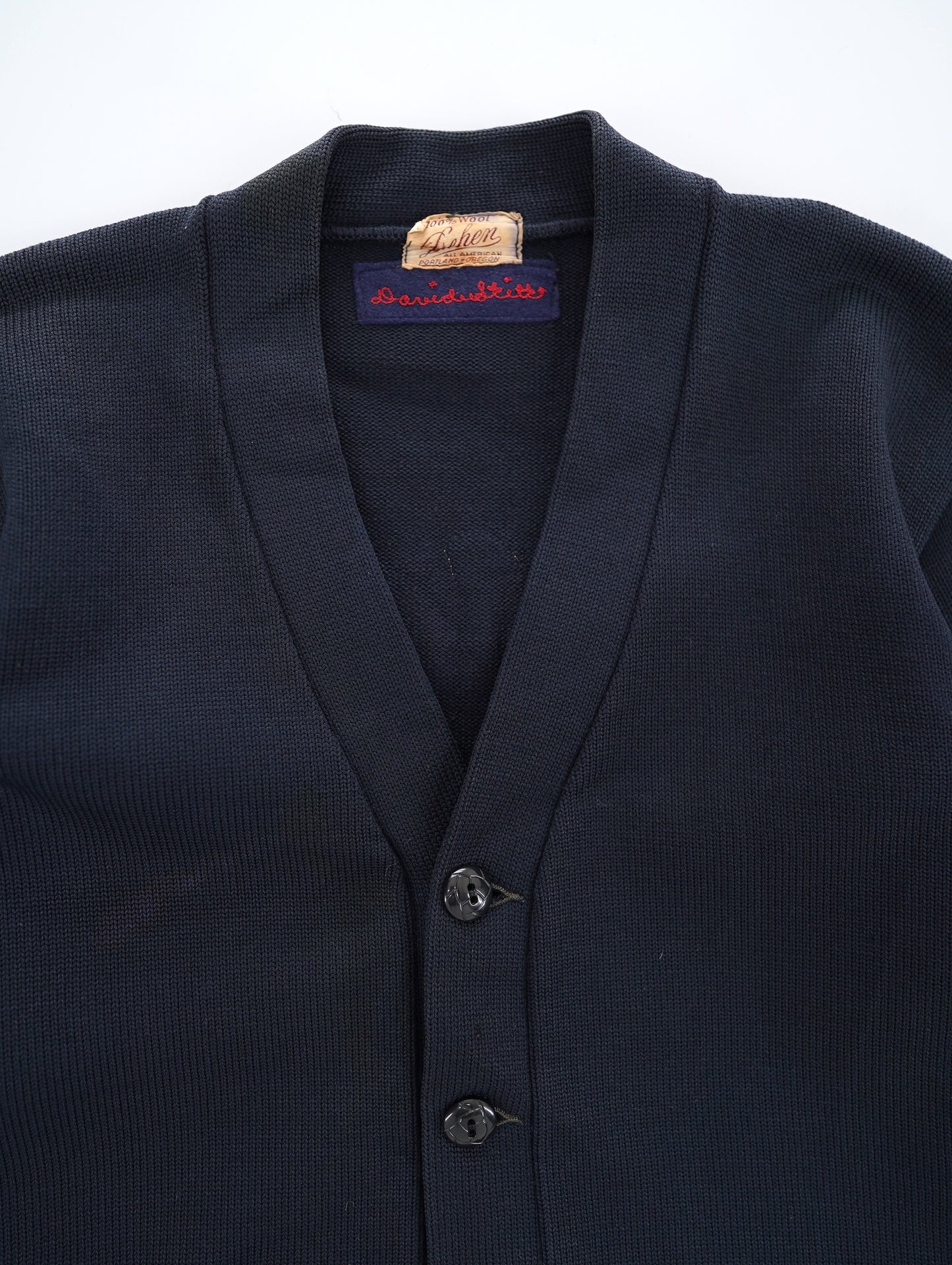 50s letterman wool cardigan