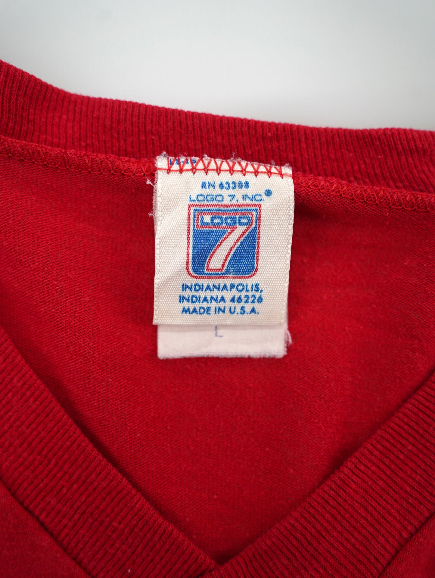 90s NFL V-neck tee