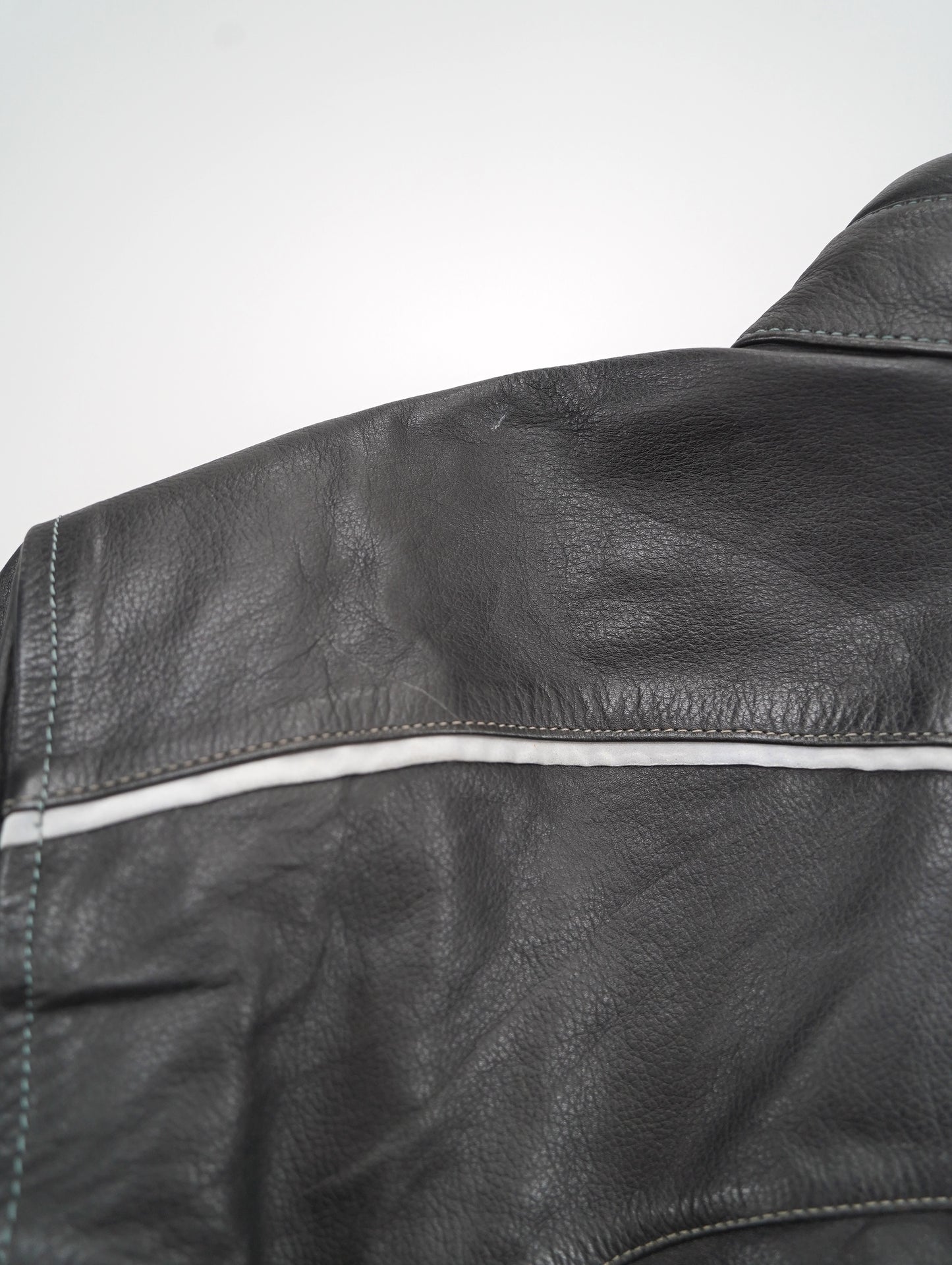 80s leather jacket