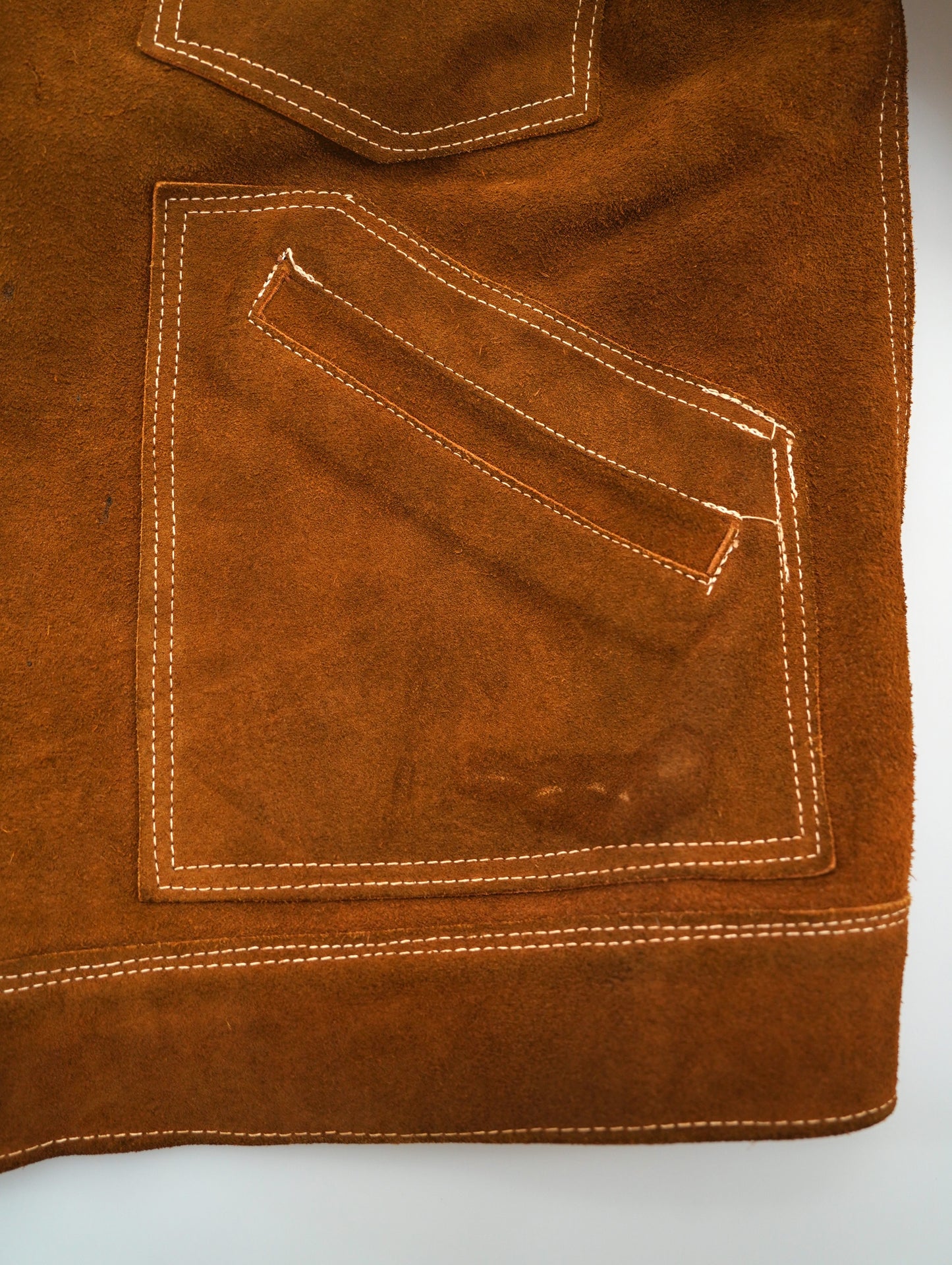 60s-70s suede leather jacket