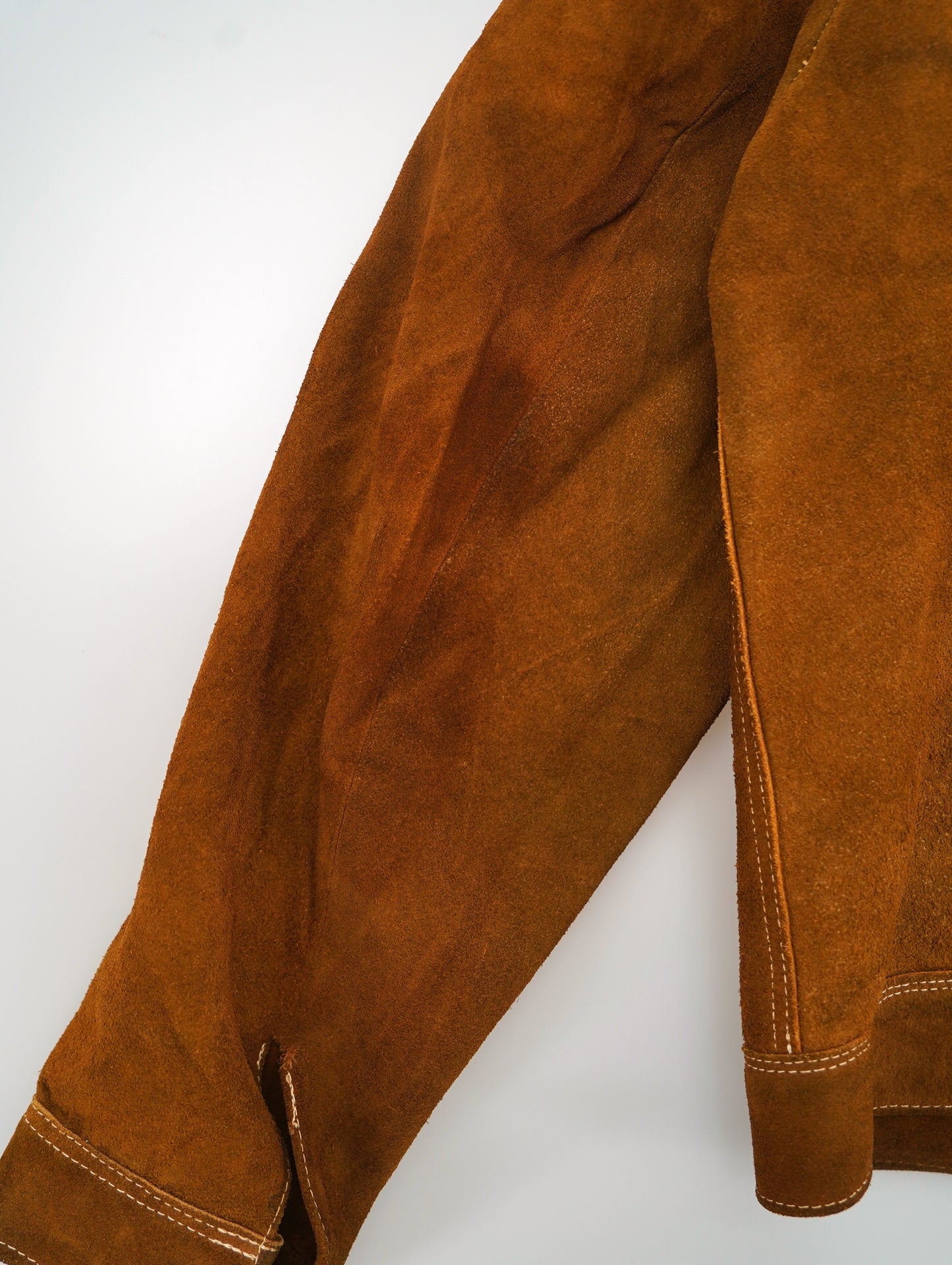 60s-70s suede leather jacket