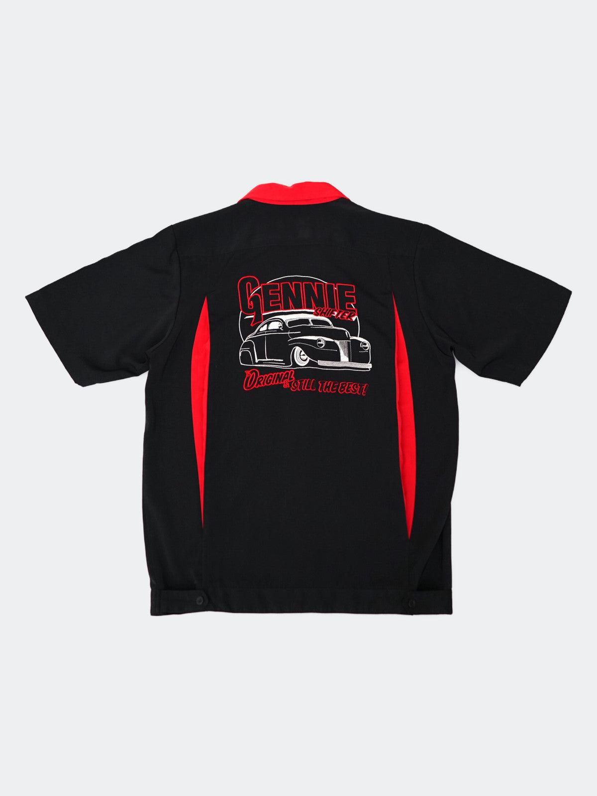 open coller bowling shirt