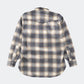 60s-70s check flannel shirt