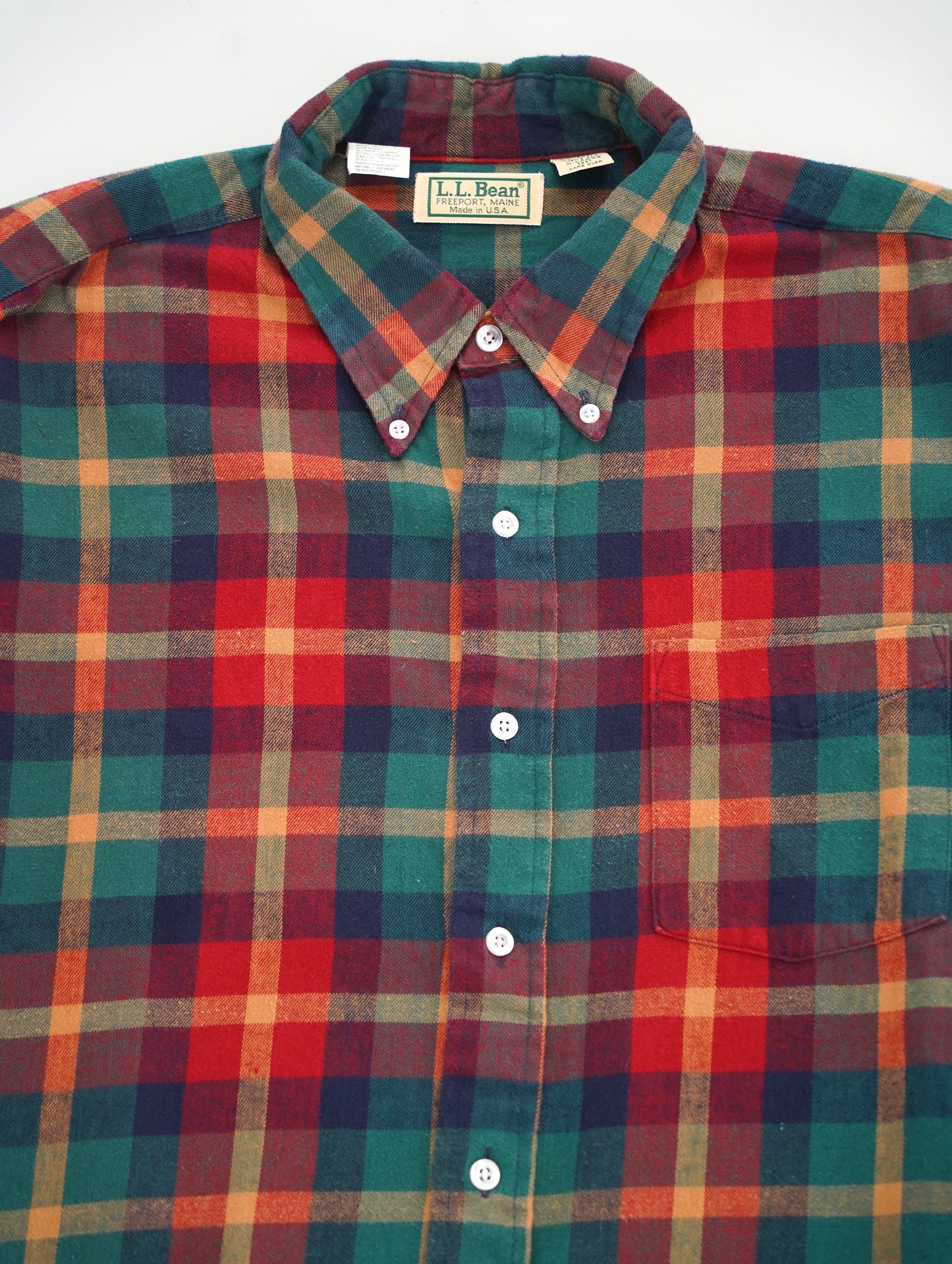 80s-90s L.L.Bean check shirt