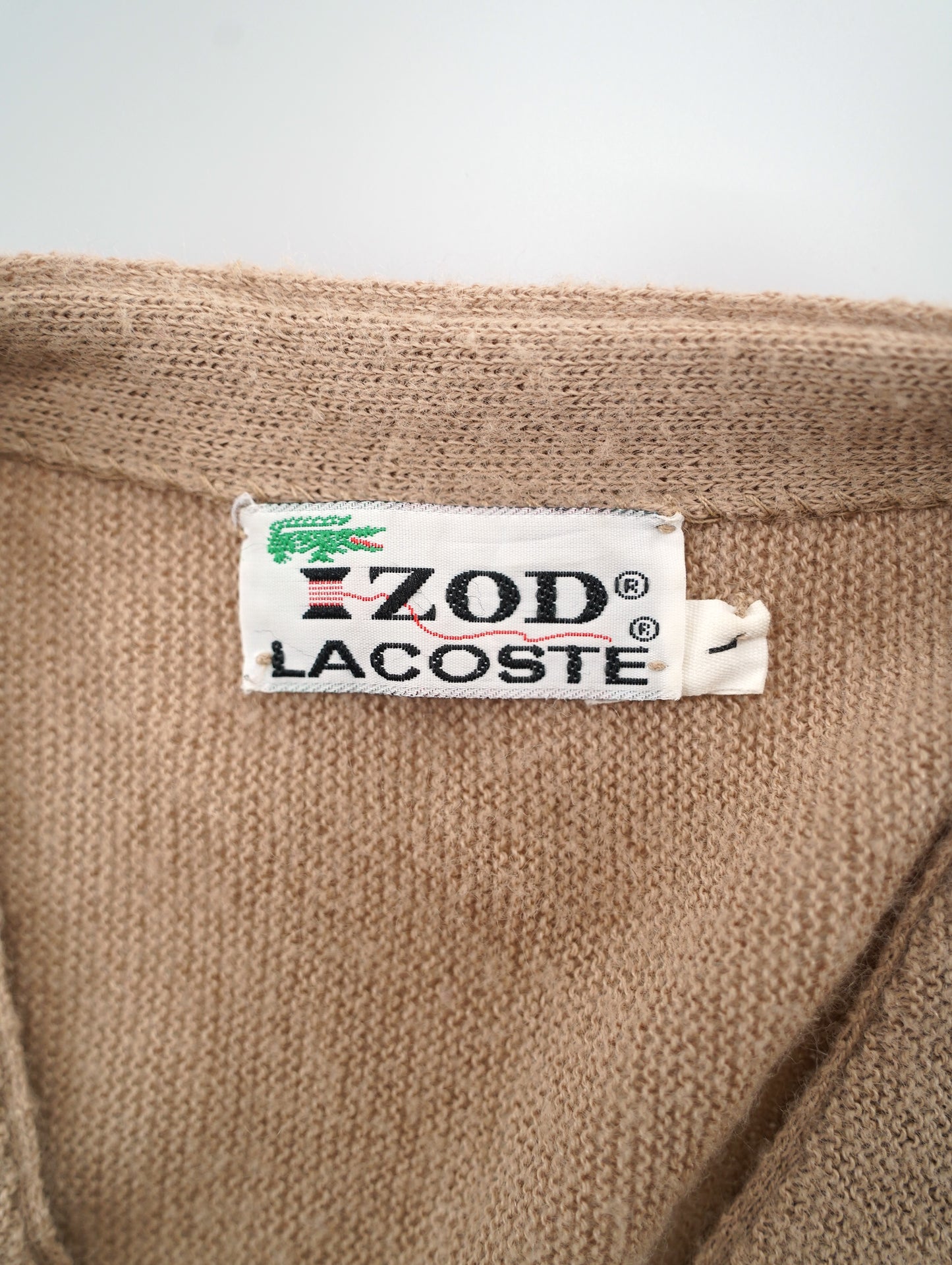 70s-80s IZOD LACOSTE knit cardigan