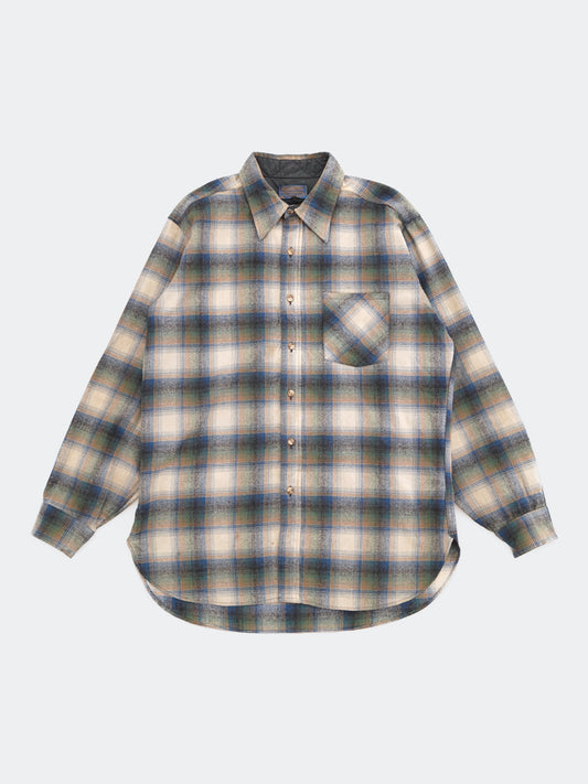 70s Pendleton check wool shirt