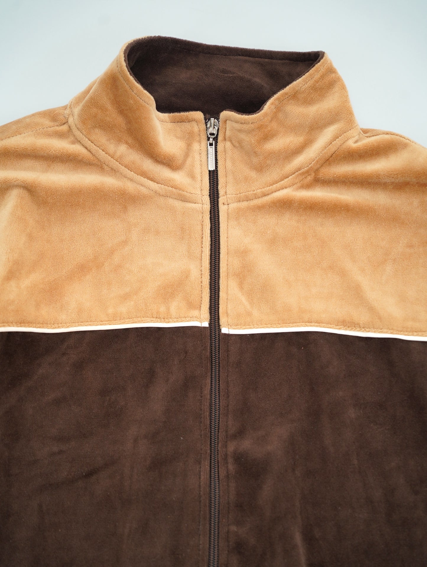 Italy velour track jacket