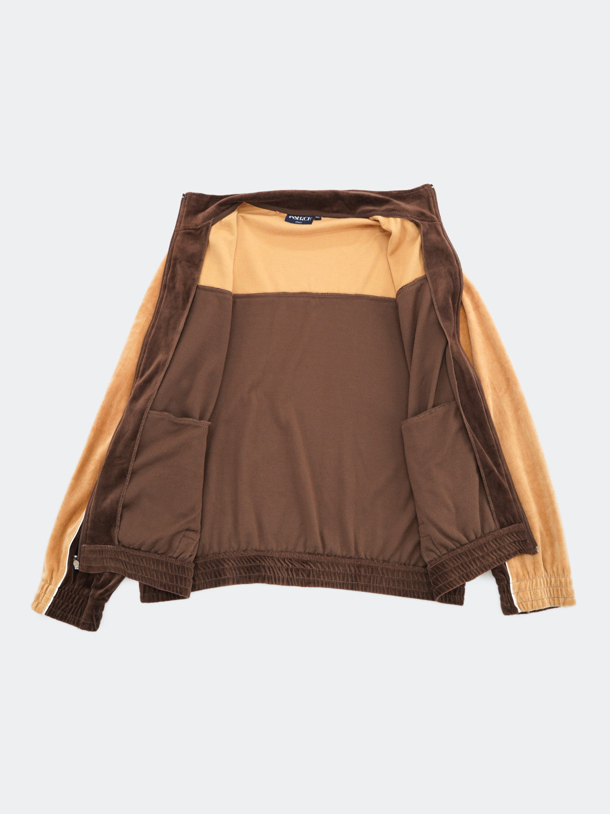 Italy velour track jacket