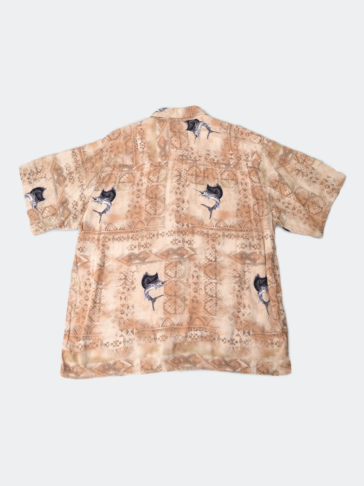 90s native pattern shirt