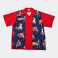 fire pattern bowling shirt