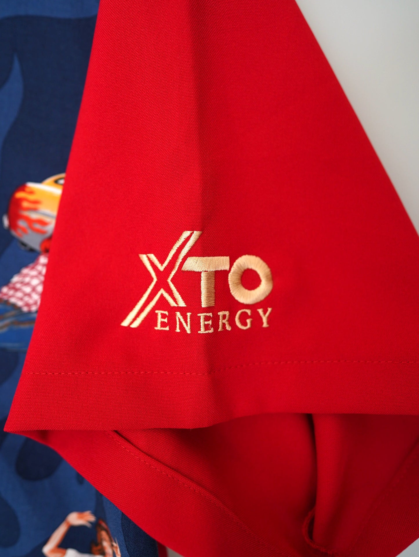 fire pattern bowling shirt