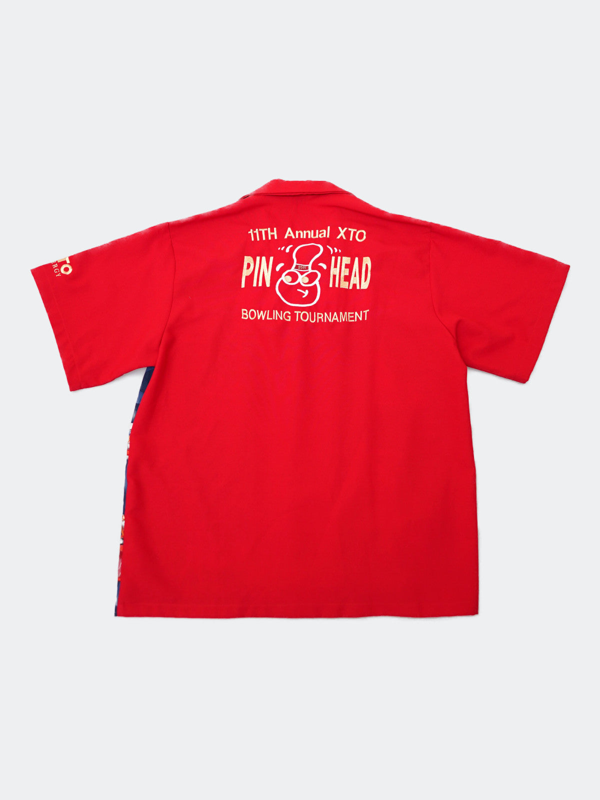 fire pattern bowling shirt