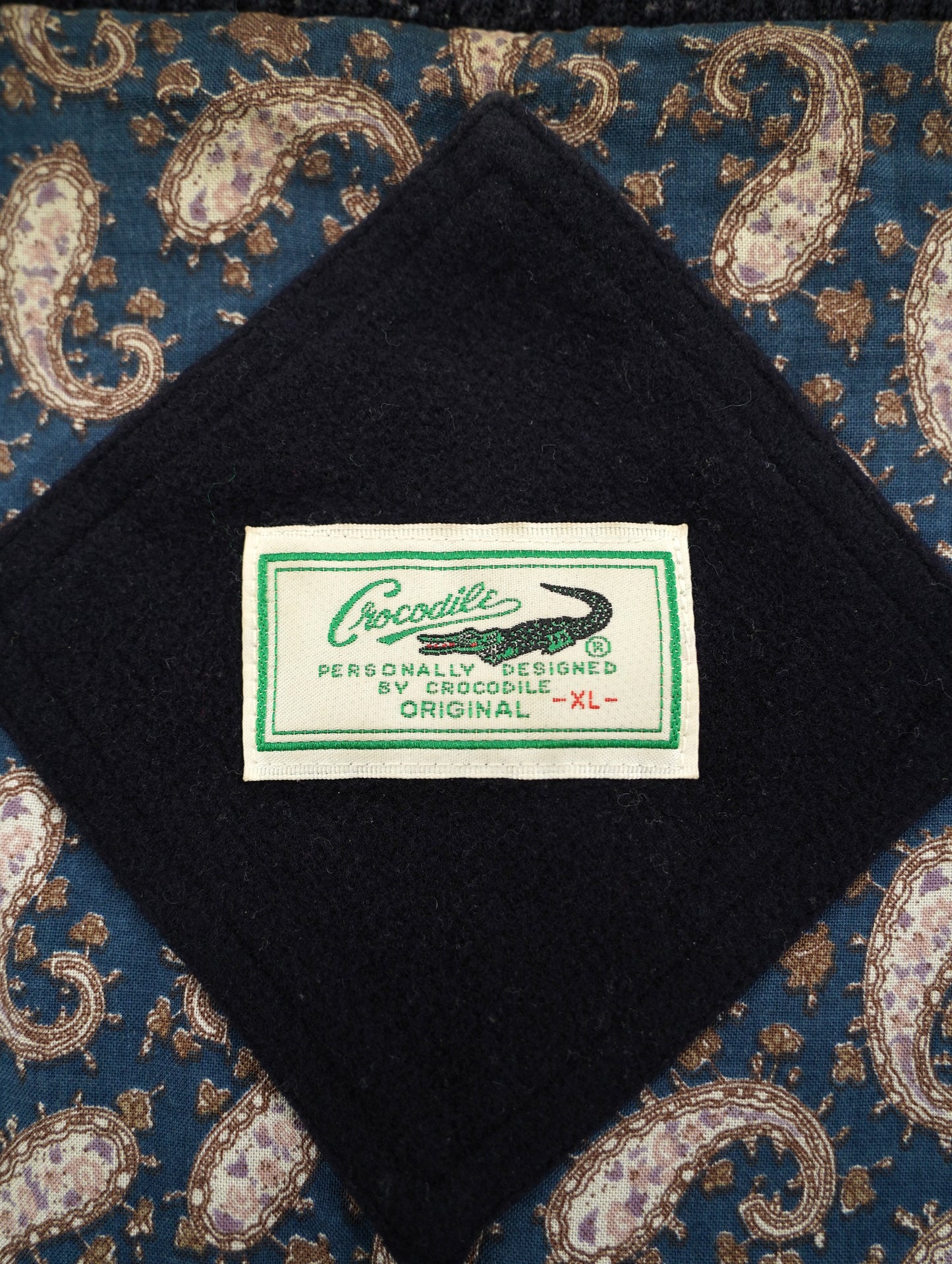 70s-80s Crocodile cashmere blend jacket