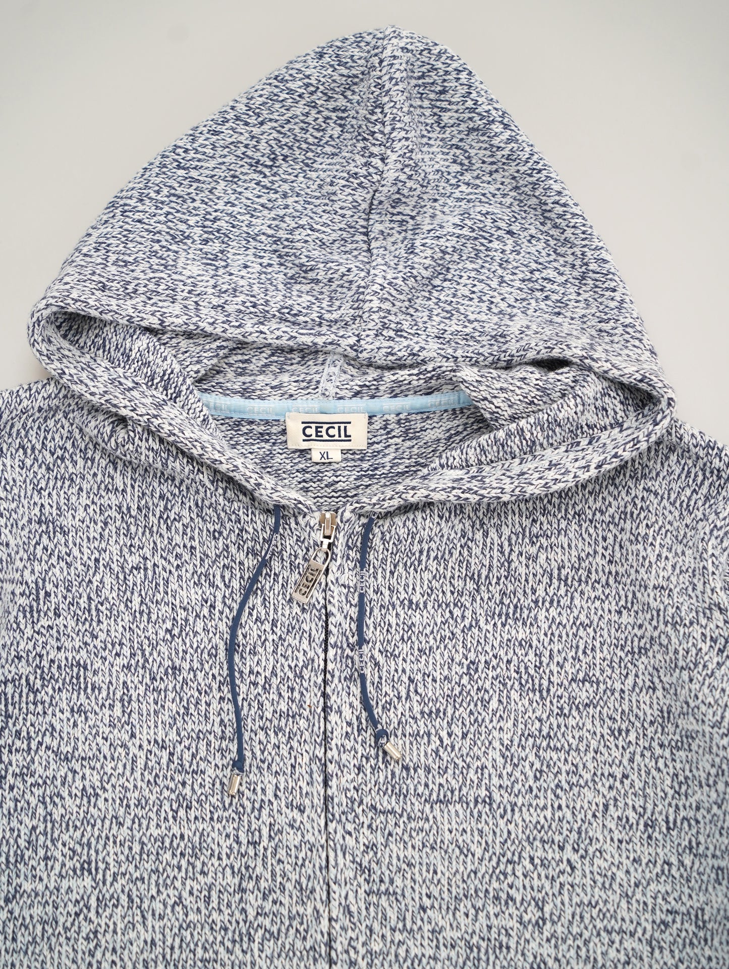 knit hoodie jacket