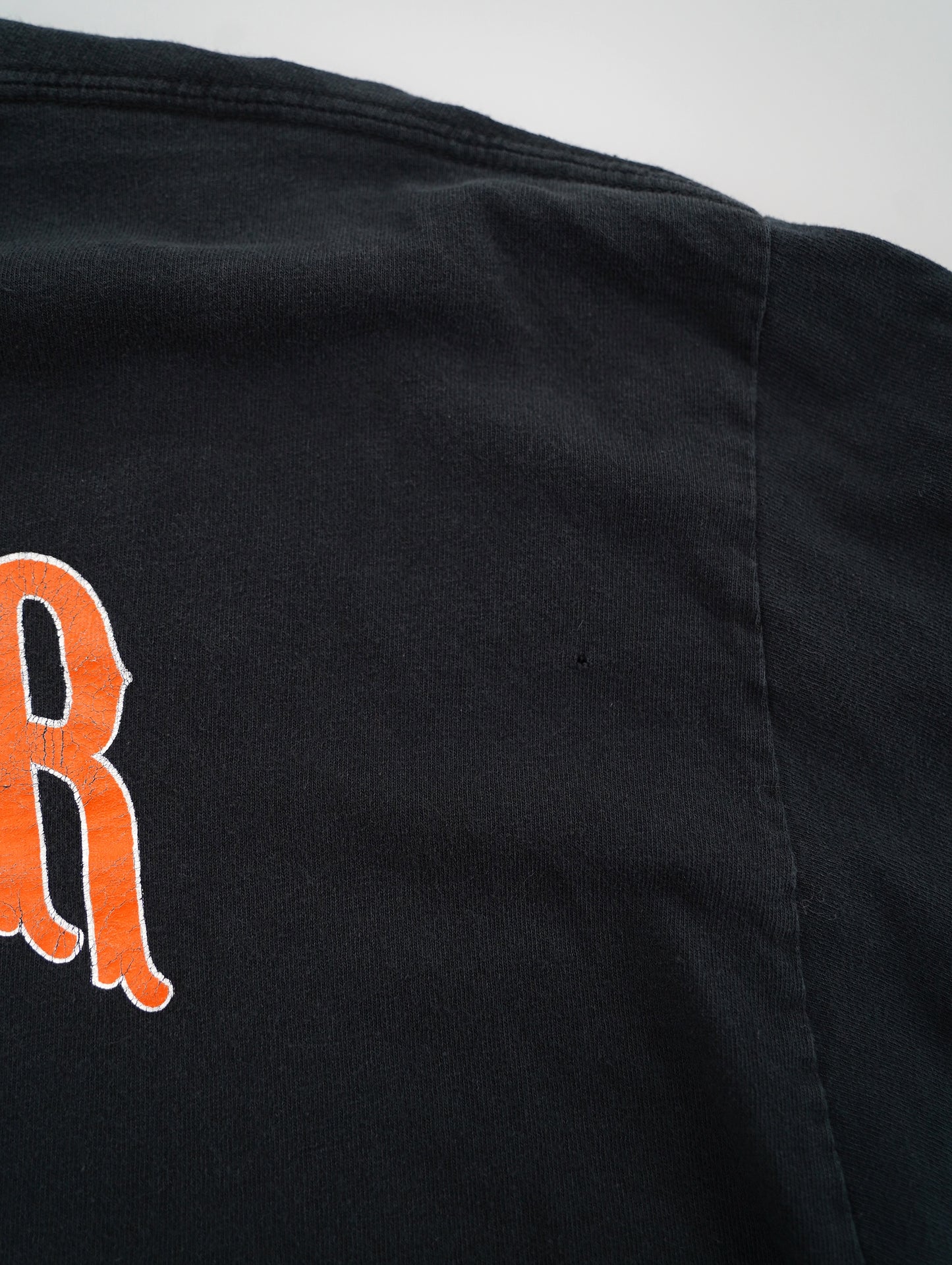 biker print long tee