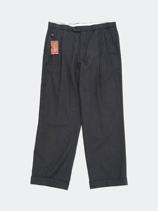 Italian extrafine merino wool pants