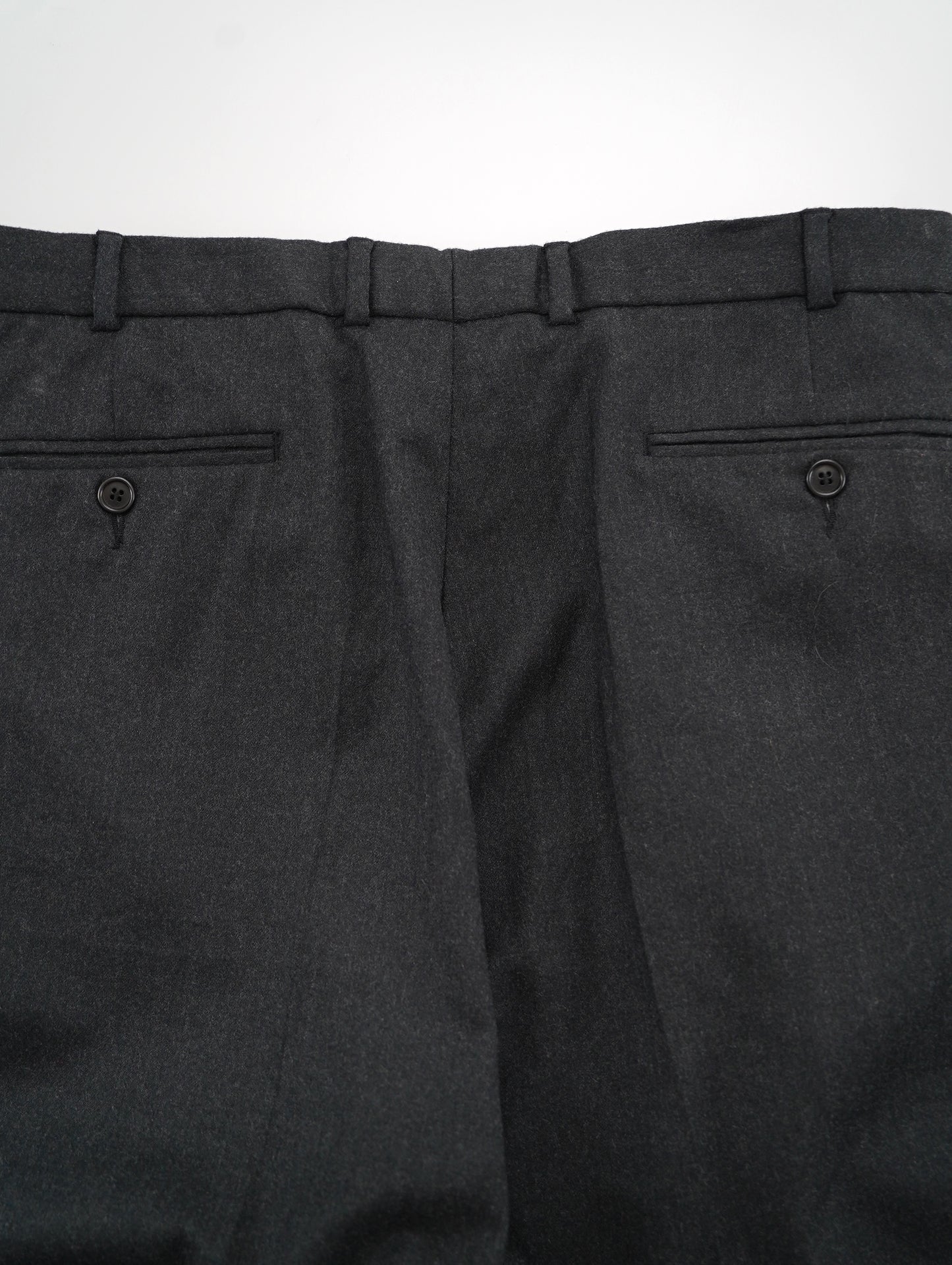 Italian extrafine merino wool pants