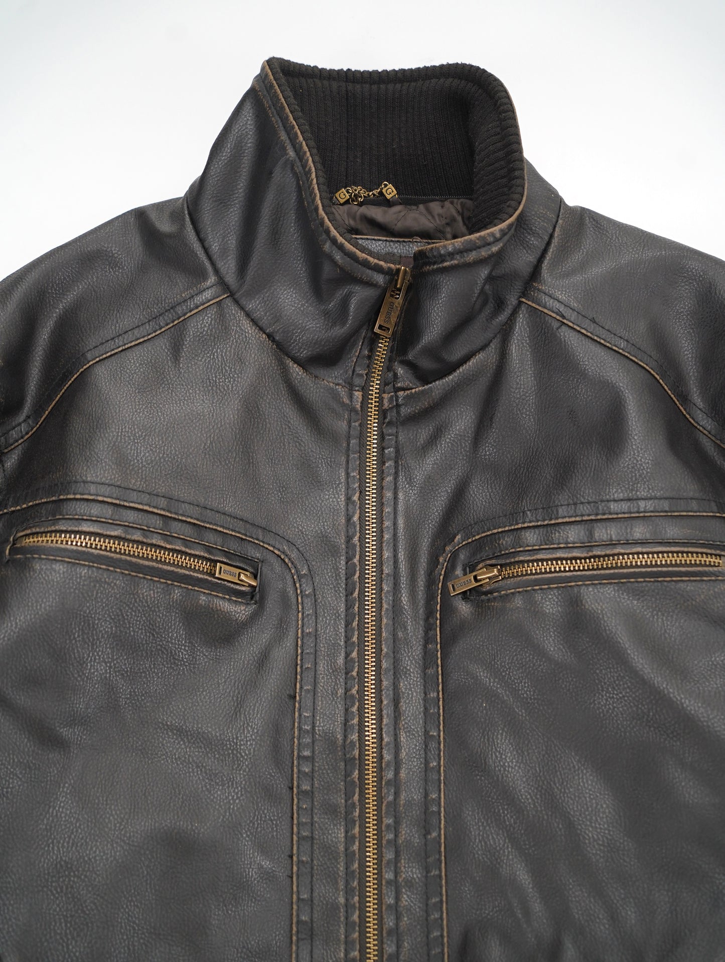GUESS fake leather jacket