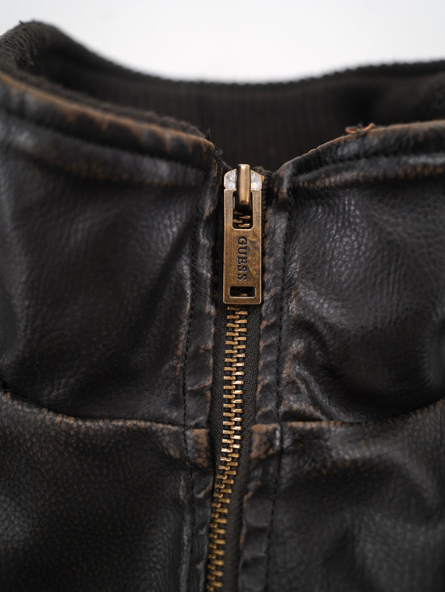 GUESS fake leather jacket