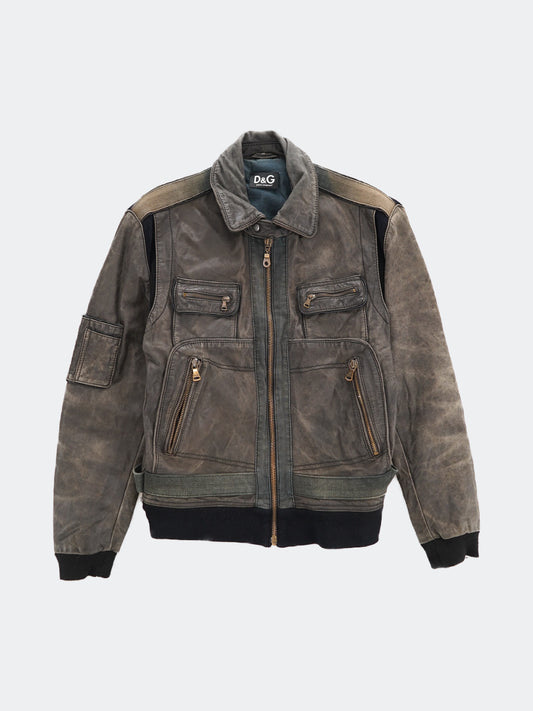 D&G leather jacket