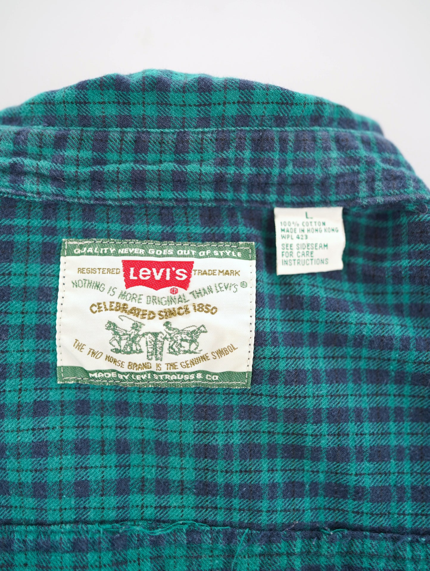 90s Levi's check shirt