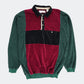 velvet long sleeve polo shirt