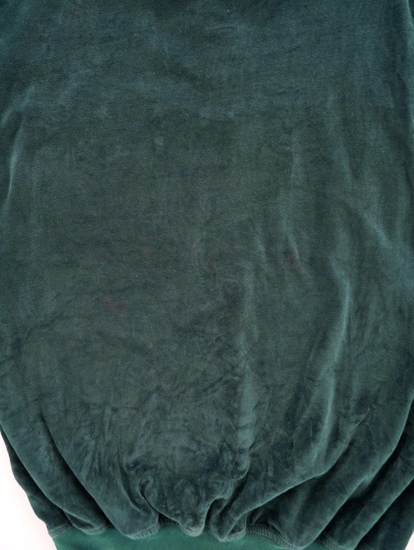 velvet long sleeve polo shirt