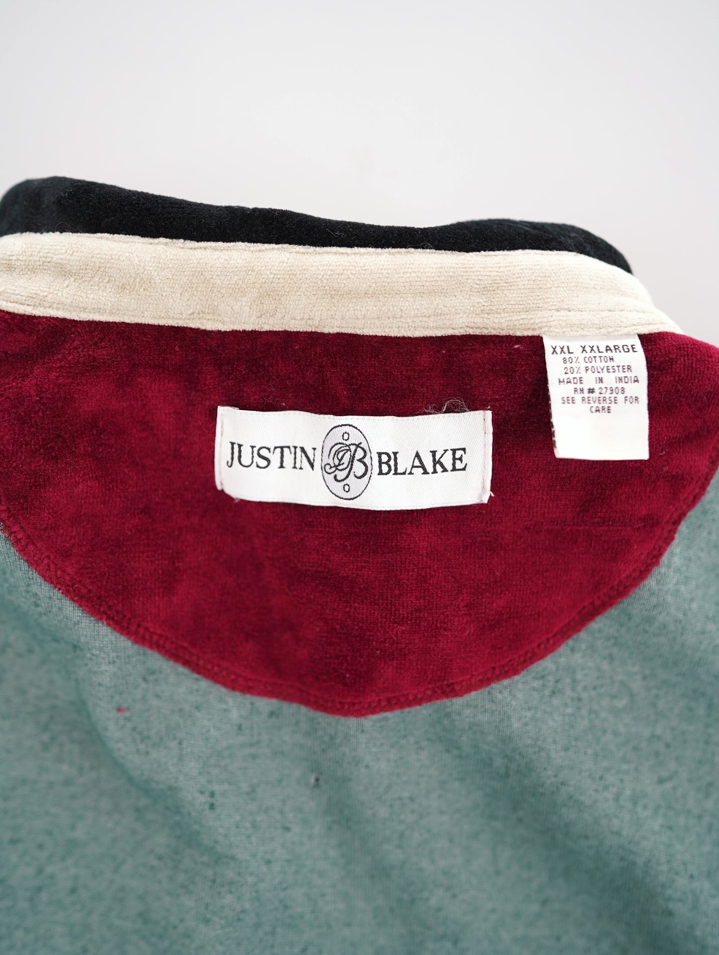 velvet long sleeve polo shirt