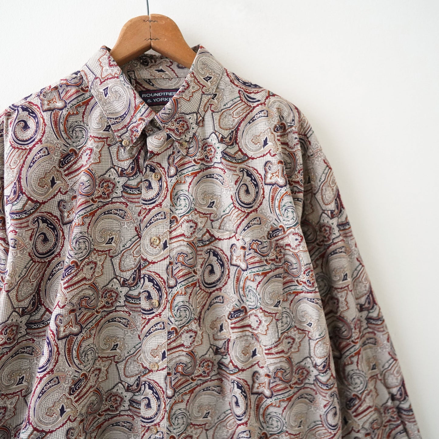 90s Paisley pattern shirt