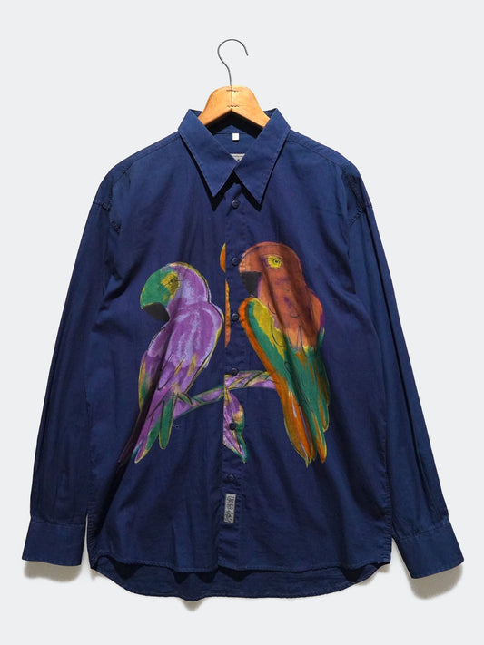 bird pattern shirt