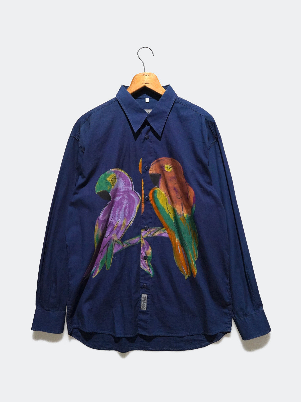 bird pattern shirt