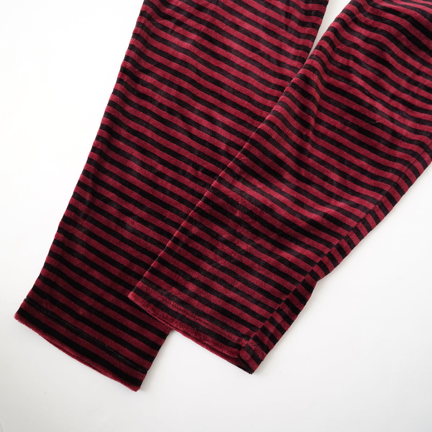 LAURA SCOTT velvet striped top